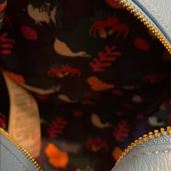 DISNEY X LOUNGEFLY NWT Live-Action Little Mermaid Ariel Mermaid Backpack Bag - Picture 12 of 12